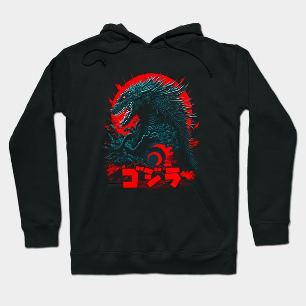 Gojira in Japan Hoodie by Potlač si!